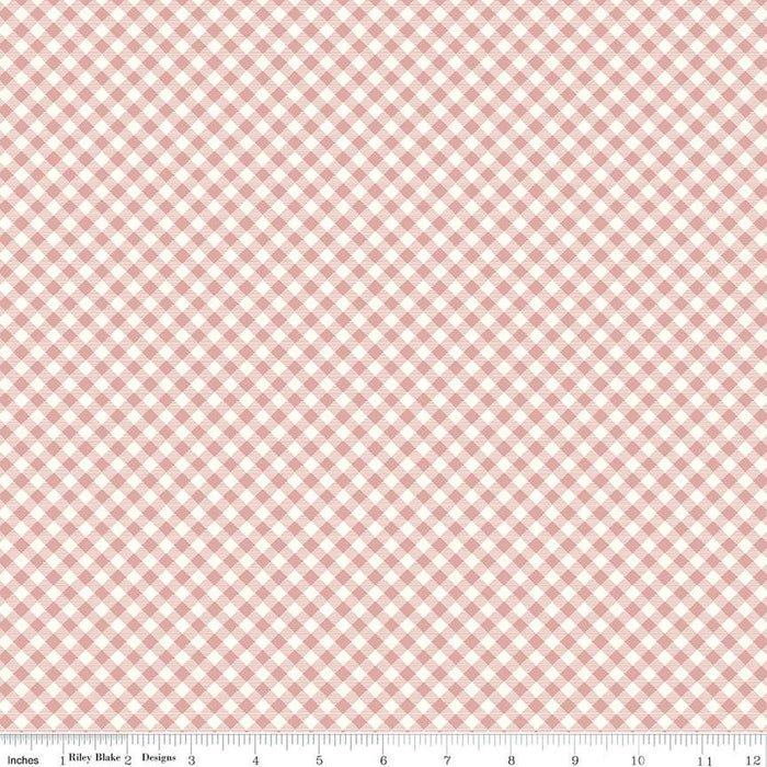 BloomBerry, Gingham in Dusty Rose