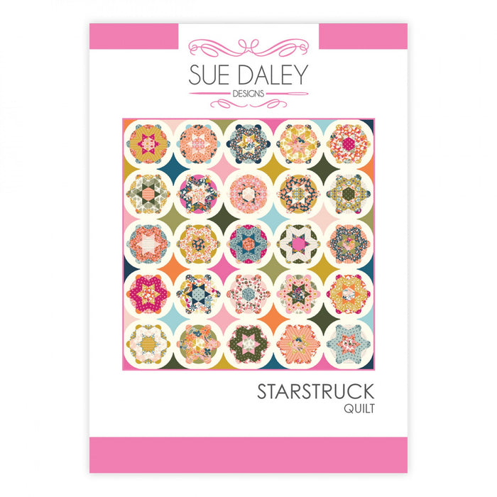 Starstruck quilt pattern - Acrylic templates and EPP papers included - Sue Daley Designs