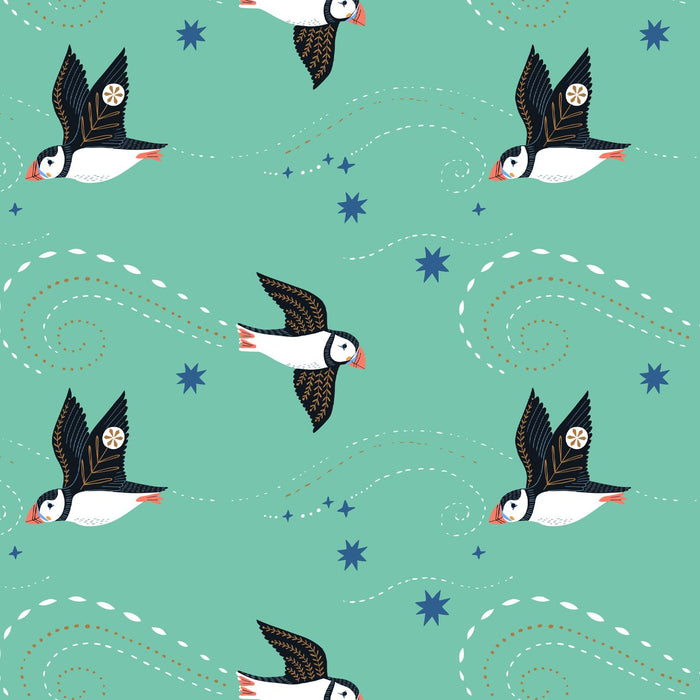 Arctic, Puffins in Mint