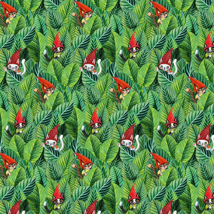 Gnomes fabric