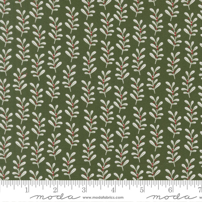 *PRE-ORDER* Gingerbread Lane, Holly Stripes in Holly