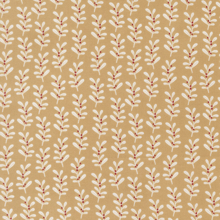 *PRE-ORDER* Gingerbread Lane, Holly Stripes in Cocoa