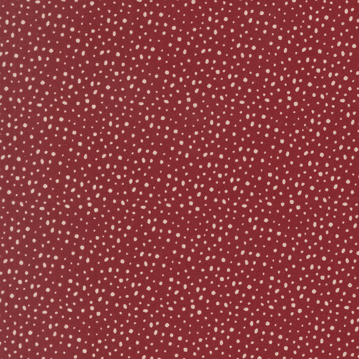 *PRE-ORDER* Gingerbread Lane, Flurry Dots in Cranberry