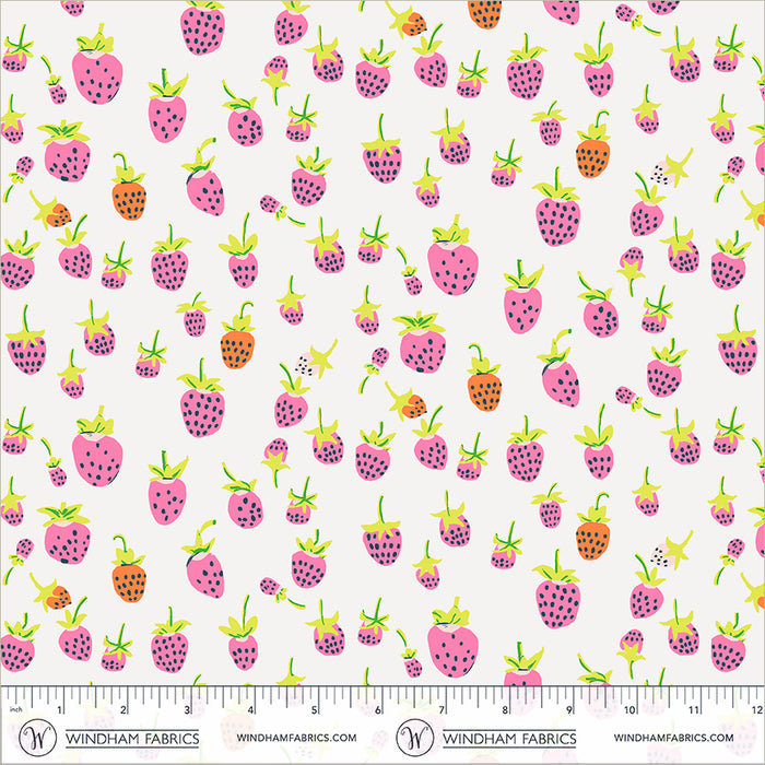 Heather Ross Favorites, Strawberries in Blush