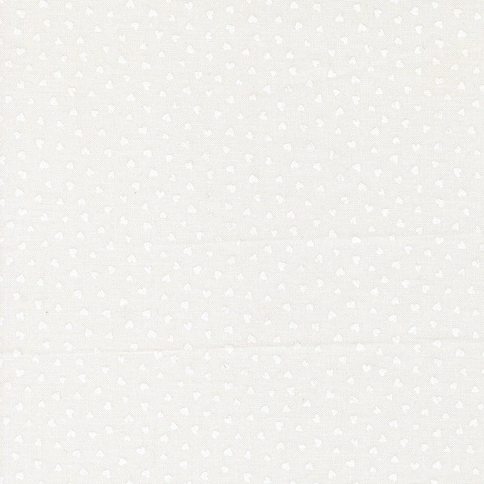 Funny Valentine - Tiny Hearts in Champagne & White - Lizzy House