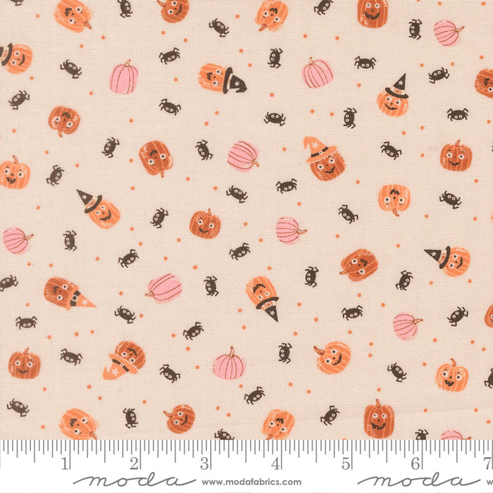 Purrs and Boos, Friendly Pumpkin in Moonbeam