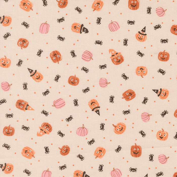 Purrs and Boos, Friendly Pumpkin in Moonbeam