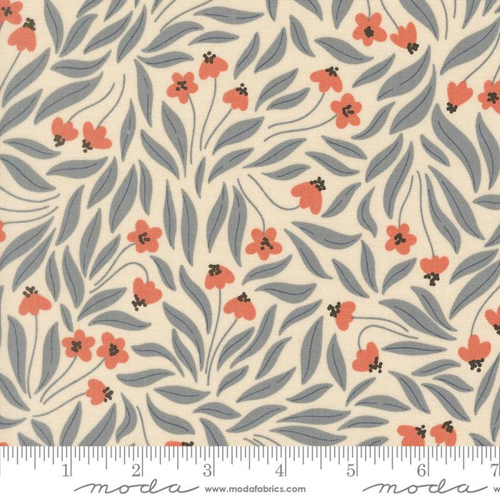 Nature's Sketchbook, Flowy Flowers in Pearl