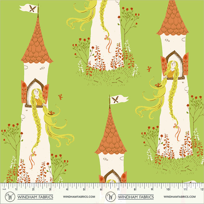 Heather Ross Favorites, Rapunzel in Green