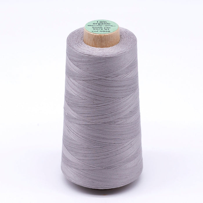 Scanfil Organic Cotton Thread - Cone - 50wt - 5000 yd - Dove