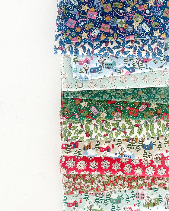 Liberty Fabrics Festive Greetings fat quarter bundle