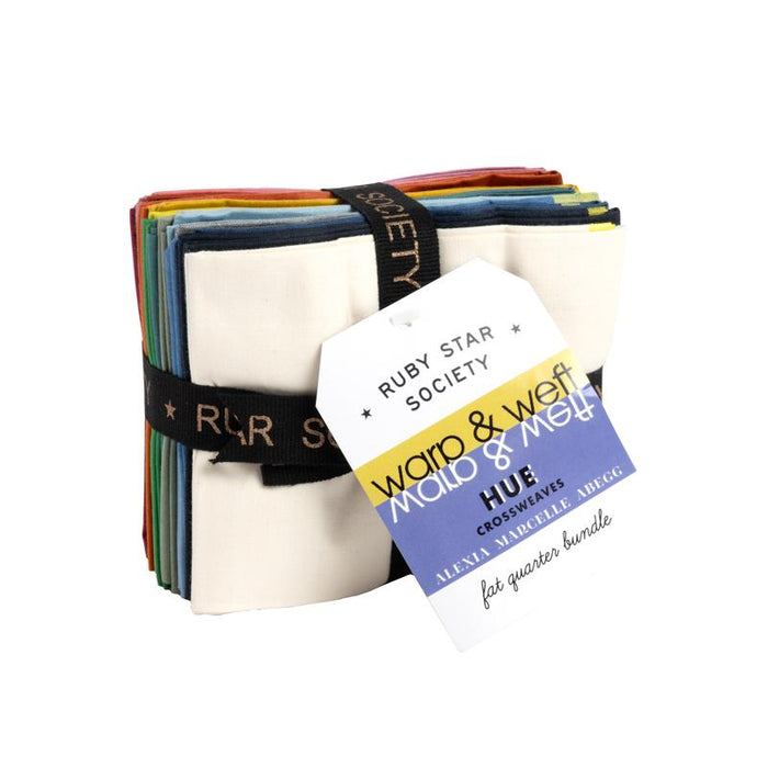 Warp & Weft Hue Crossweaves fat quarter bundle