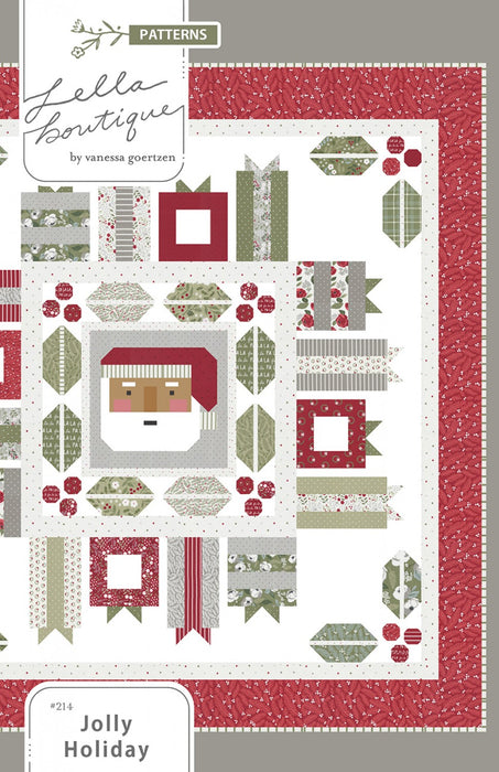 Jolly Holiday quilt pattern by Lella Boutique