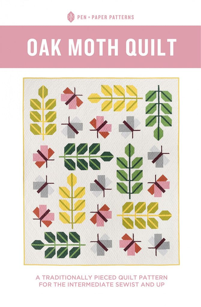 Oak Moth quilt pattern by Pen + Paper Patterns
