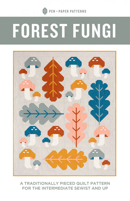 Forest Fungi quilt pattern by Pen + Paper Patterns