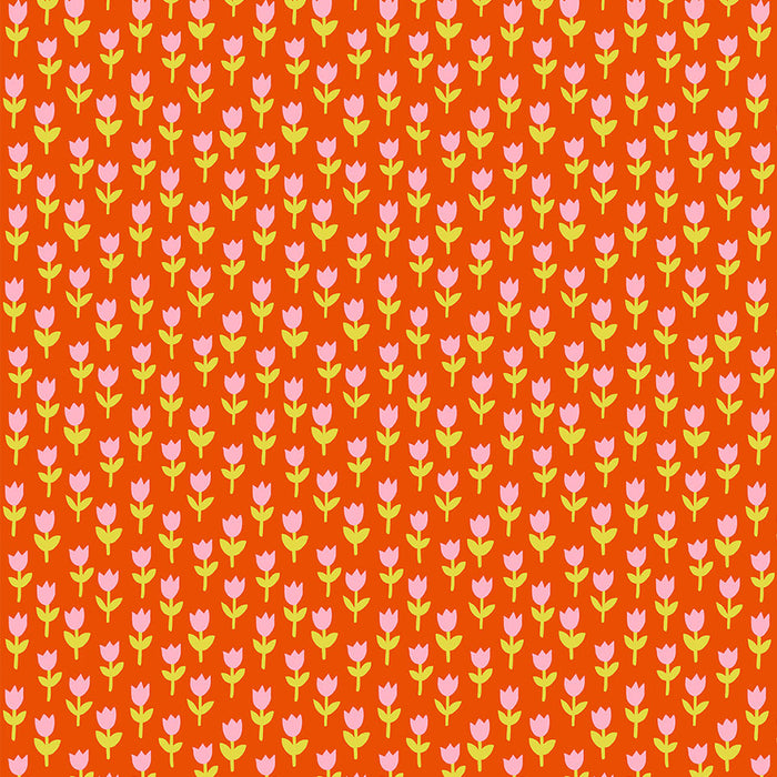 1-800-Calico, Tulips in Warm Red