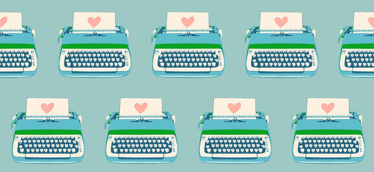 Best Day Ever, Typewriters in Turquoise