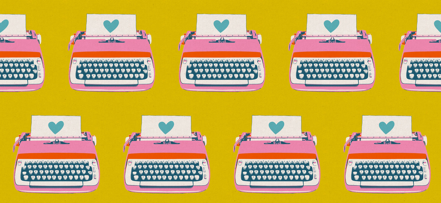 Best Day Ever, Typewriters in Golden Hour CANVAS