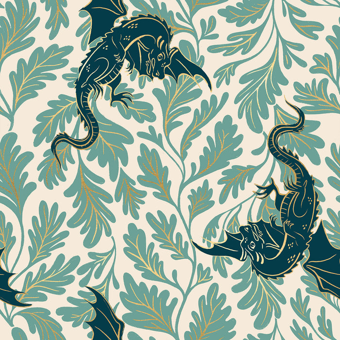 Fireglow, Dragon Lair in Watercress Metallic