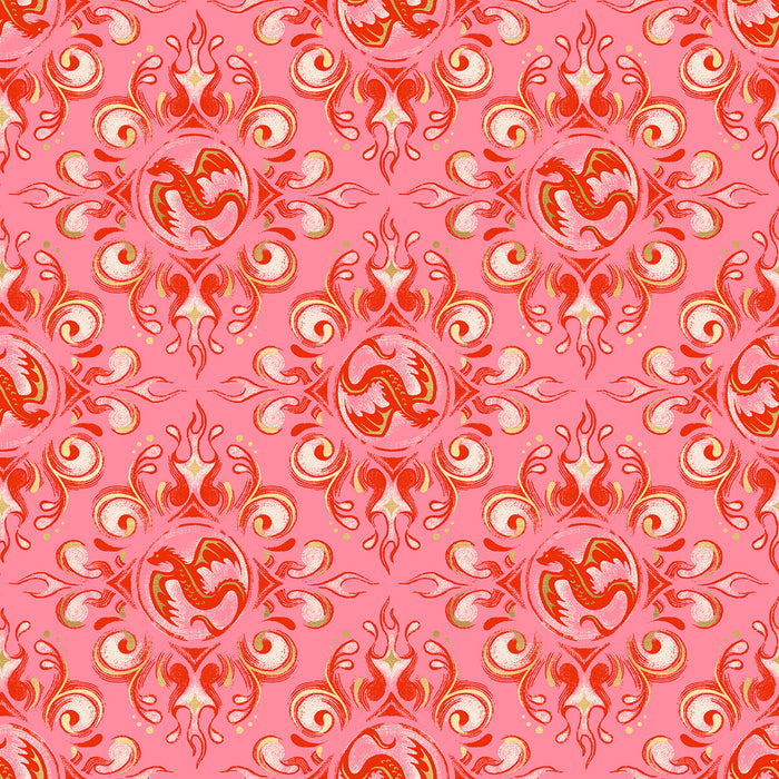 Fireglow, Emblem in Dark Ruby Metallic