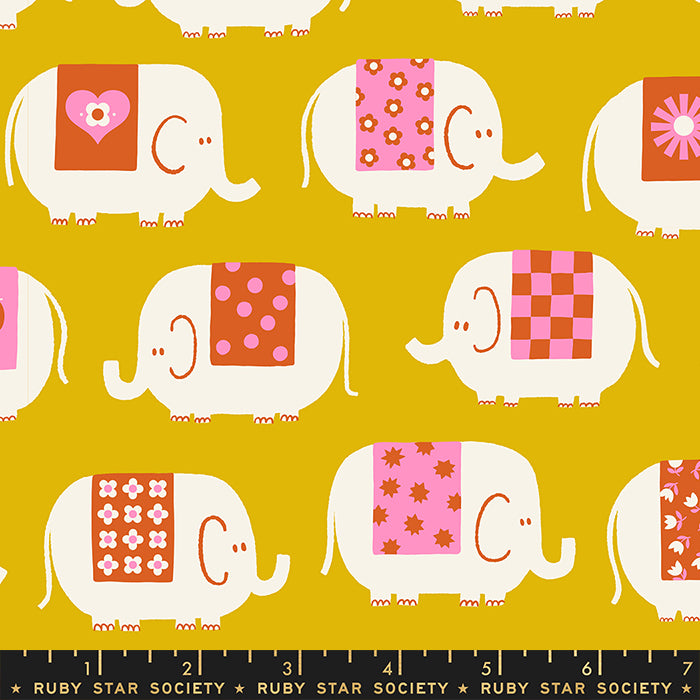 Picture Book, Elephants in Goldenrod