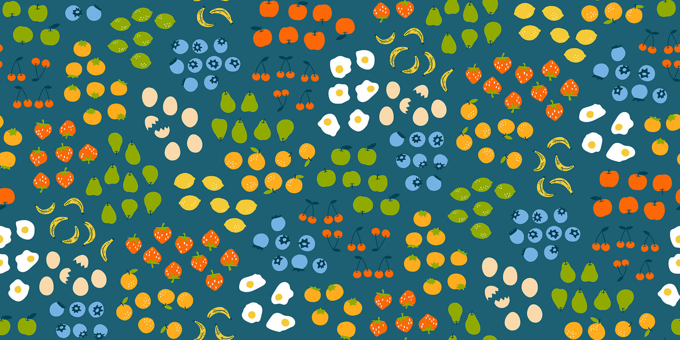 *PRE-ORDER* Egg and Friends - Froot in Teal - Kim Kight