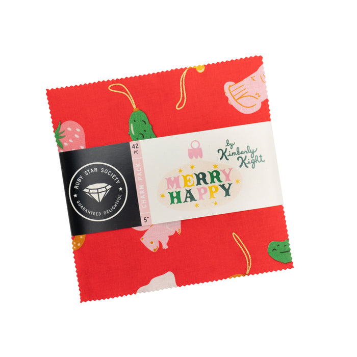 Merry Happy charm pack - Kim Kight