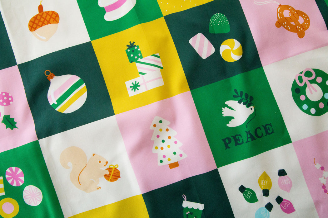 *PRE-ORDER* Merry Happy, Merry Happy PANEL in Verdant