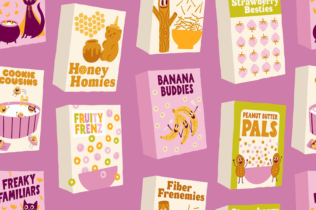 *PRE-ORDER* Egg and Friends - Part of this Complete Breakfast in Heliotrope - Kim Kight