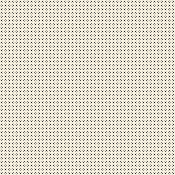1-800-Calico, Mini Dot in Black on Natural