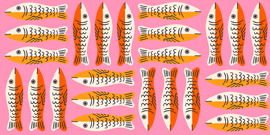 1-800-Calico, Little Sardines in Lucky Pink