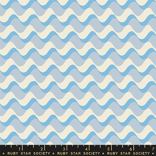 Fabric Blue Ripple Water, Ripple in Water Blue– Bloomerie Fabrics