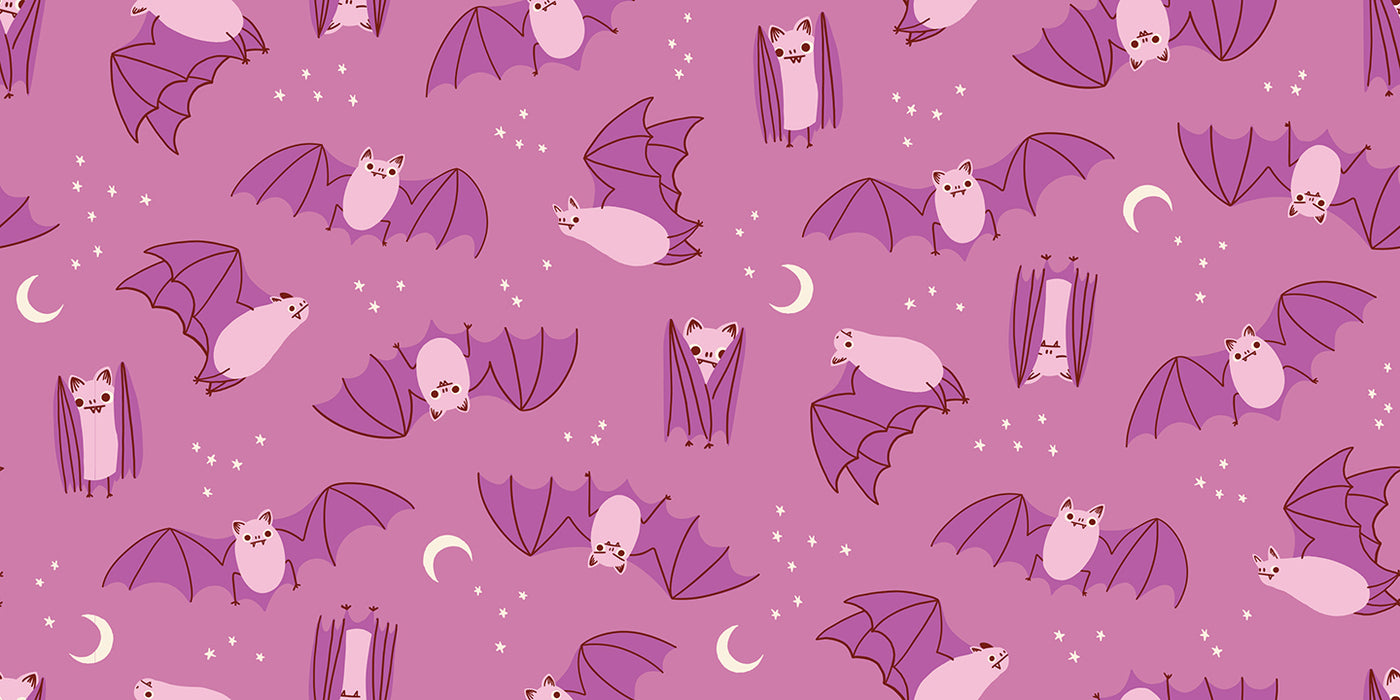 *PRE-ORDER* Freaky Familiars, Fat Bats in Heliotrope