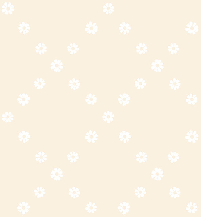 Best Day Ever, Diamond Flowers in White on Natural