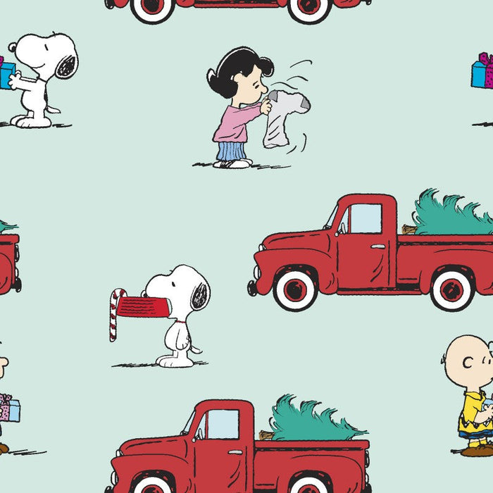 Peanuts Christmas, Red Truck - 14" REMNANT