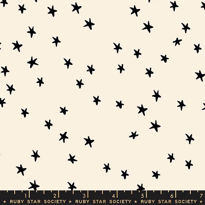 Starry in Natural - 1 yard 7.5" REMNANT