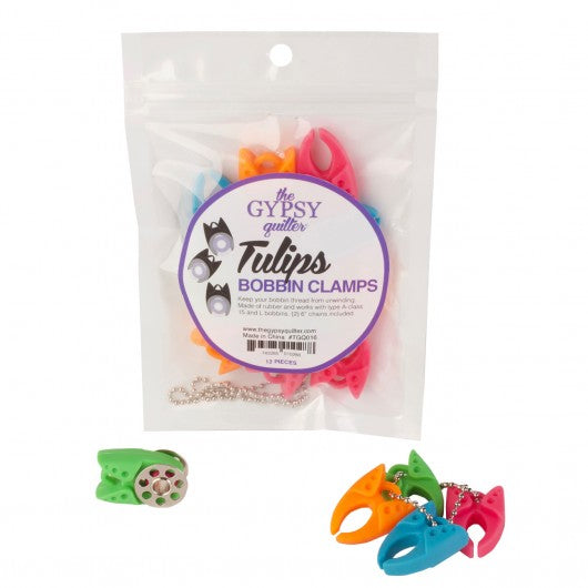 The Gypsy Quilter Tulip Clamps - 12 pieces