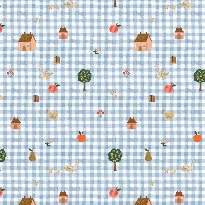 *PRE-ORDER* Home Sweet Home, Farmhouse Gingham in Blue
