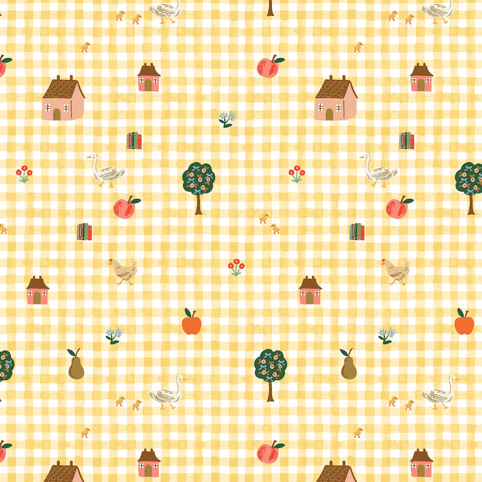 *PRE-ORDER* Home Sweet Home, Farmhouse Gingham in Butter