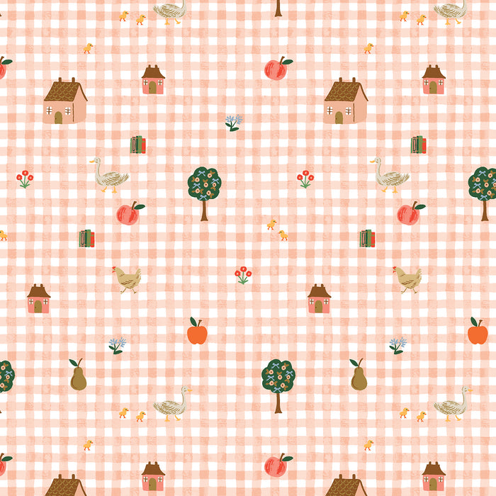 *PRE-ORDER* Home Sweet Home, Farmhouse Gingham in Pink