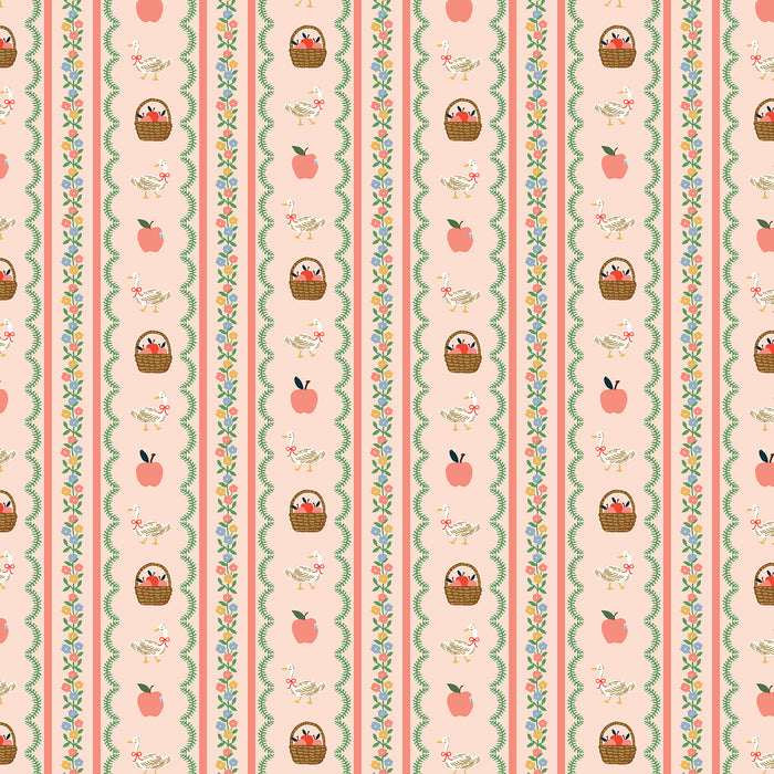 *PRE-ORDER* Home Sweet Home, Farmhouse Stripe in Pink