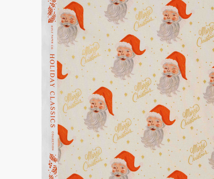 Holiday Classics II, Santa in Cream Metallic