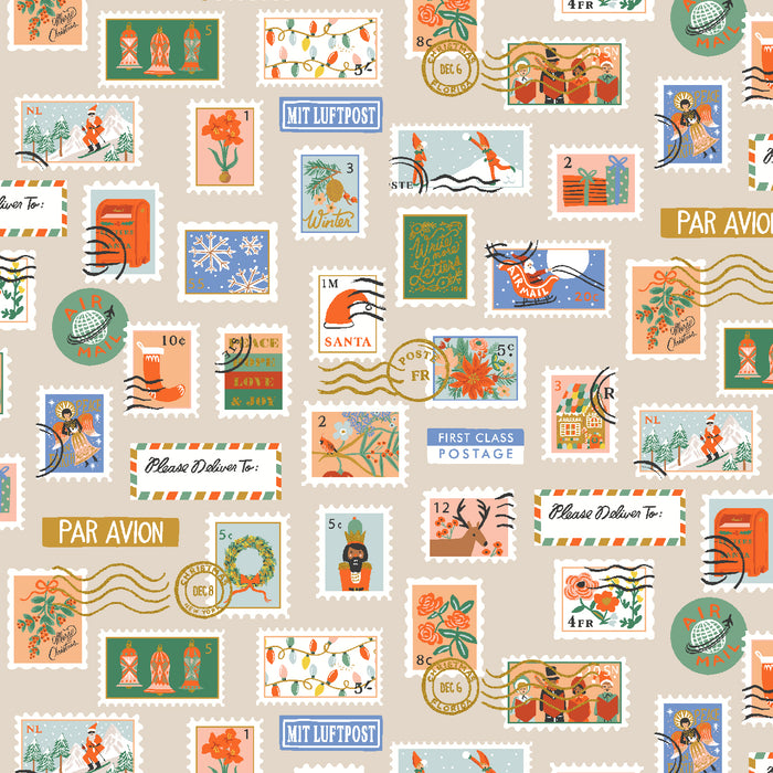 Holiday Classics II, Holiday Stamps in Cream Metallic