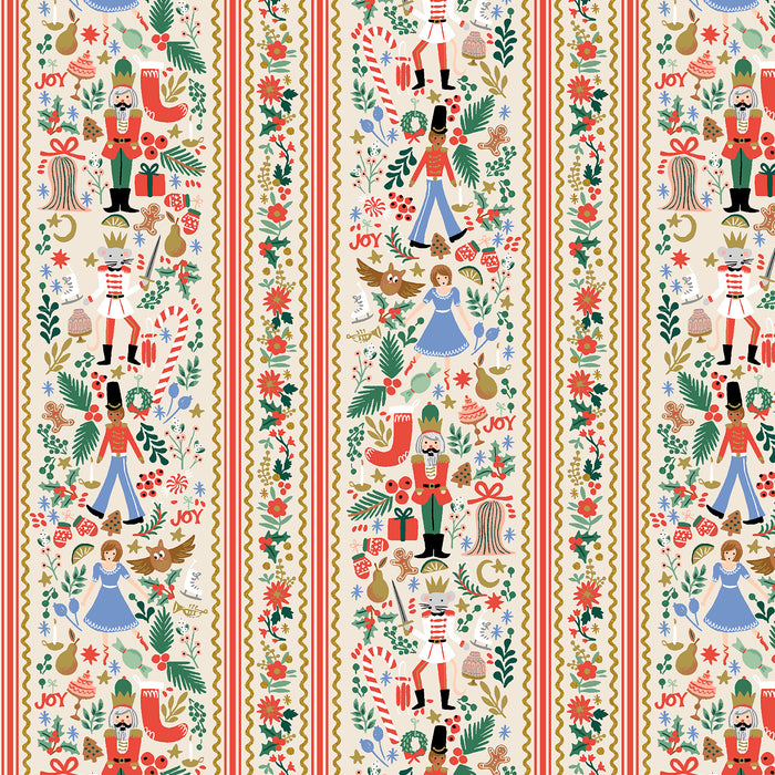 Holiday Classics IV, Nutcracker March in Cream and Metallic Gold