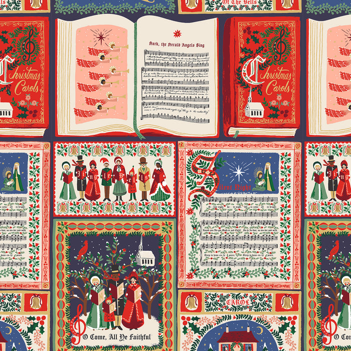 Text + Type themed fabric