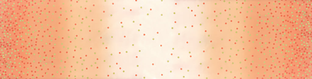 Ombre Confetti Metallic in Coral - SOLD BY THE YARD