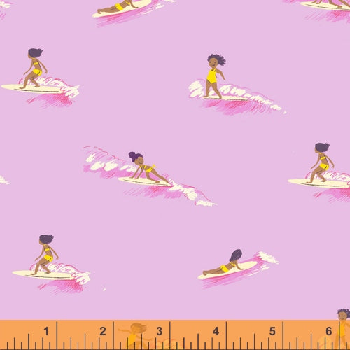 Malibu, Tiny Surfers in Pink
