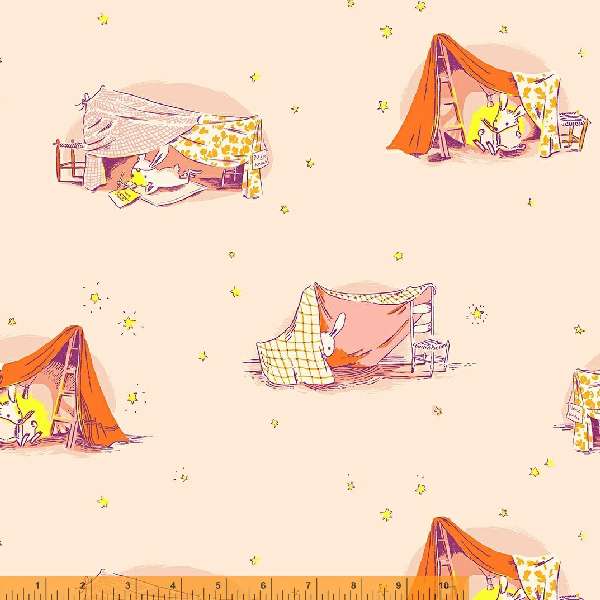 Lucky Rabbit, Quilt Tent in Blush