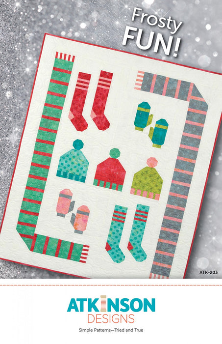 Frosty Fun quilt pattern by Atkinson Designs