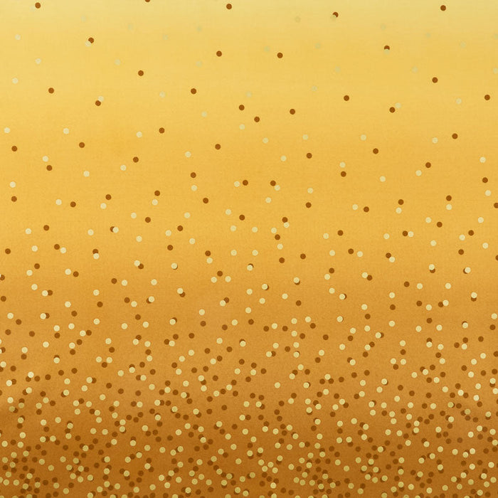 Ombre Confetti Metallic in Mustard